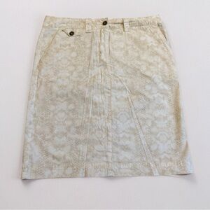 Nicole Miller Original Snakeskin Print Skirt - Size 10